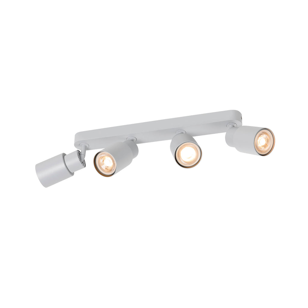 PURI 2.0 Tubo, aplique de parede e teto, longo, 4 x máx. 6 W GU10, cinza