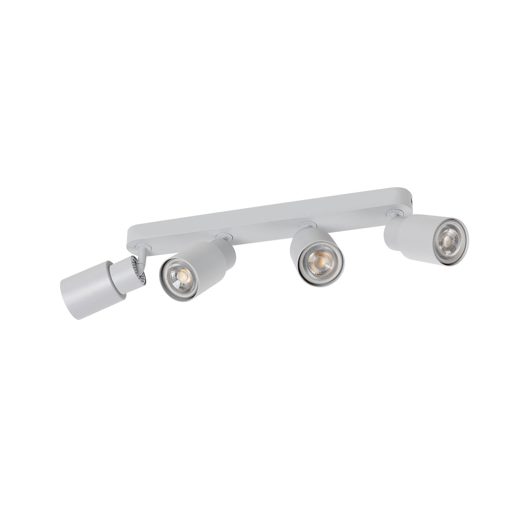 PURI 2.0 Tubo, aplique de parede e teto, longo, 4 x máx. 6 W GU10, cinza