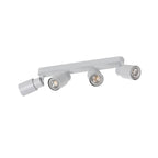 PURI 2.0 Tubo, aplique de parede e teto, longo, 4 x máx. 6 W GU10, cinza