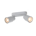 PURI 2.0 Tubo, aplique de parede e teto, longo, 2 x máx. 6 W GU10, cinzento