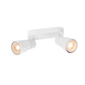 PURI 2.0 Dome, Aplique de Parede e Teto, longo, 2 x máx. 6 W GU10, branco