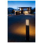 RASTERLYS POLE 70, Candeeiro de pé, 2700/3000 K, IP65, retangular, antracite
