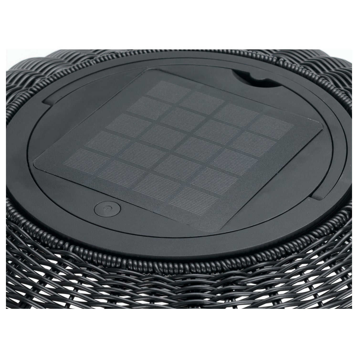 ADEGAN, candeeiro de pé exterior, solar, 2200 K, IP65, preto