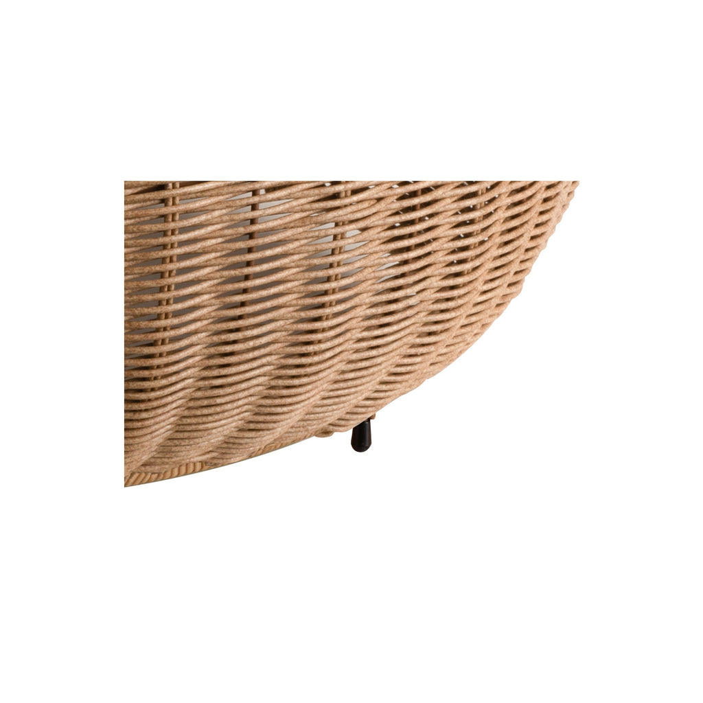 ADEGAN, candeeiro de pé exterior, plano, solar, 2200 K, IP65, castanho