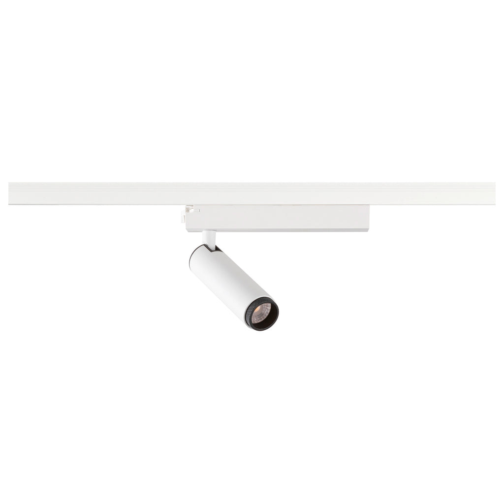GRIP! S, 1~ spot, cilíndrico, 2700 K, 11 W, PHASE, 29°, branco / preto