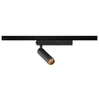 GRIP! S, 1~ spot, cilíndrico, 3000 K, 11 W, PHASE, 29°, preto / dourado