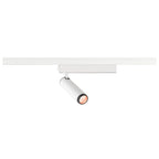 GRIP! S, 1~ spot, cilíndrico, 2000-3000 K, 11 W, Dim-to-Warm, PHASE, 29°, branco / preto