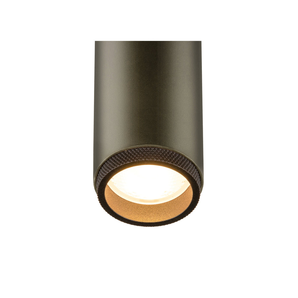 GRIP! M, 1~ Spot, cilíndrico, 2700 K, 20 W, PHASE, 42°, bronze / preto