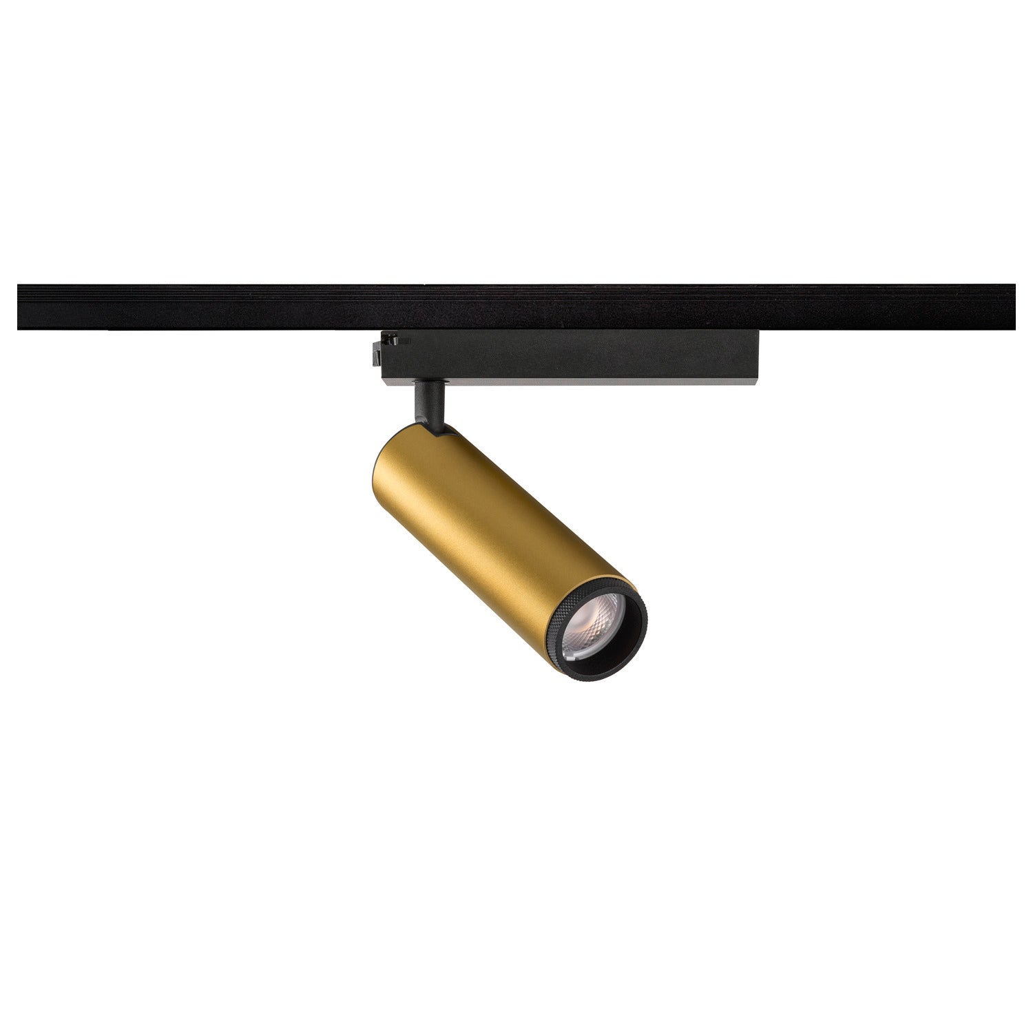 GRIP! M, 1~ Spot, cilíndrico, 3000 K, 20 W, PHASE, 42°, dourado / preto