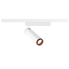 GRIP! M, 1~ Spot, cilíndrico, 2000-3000 K, 15 W, Dim-to-Warm, PHASE, 42°, branco / preto