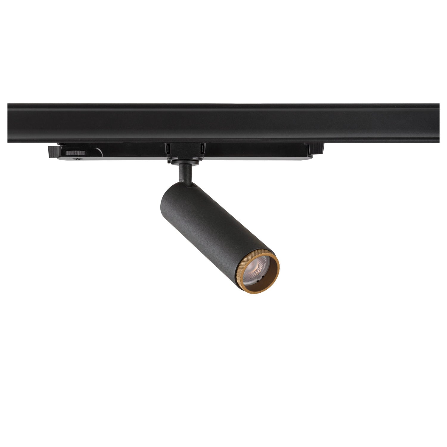 GRIP! M, 3~ Spot, cilíndrico, 2700 K, 20 W, DALI, Touch, 42°, preto / dourado