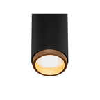 GRIP! M, 3~ Spot, cilíndrico, 2000-3000 K, 15 W, Dim-to-Warm, PHASE, 42°, preto / dourado