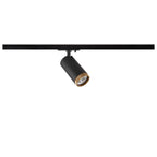 GRIP! L, 1~ Spot, cilíndrico, GU10, 1x máx. 6 W, preto / dourado