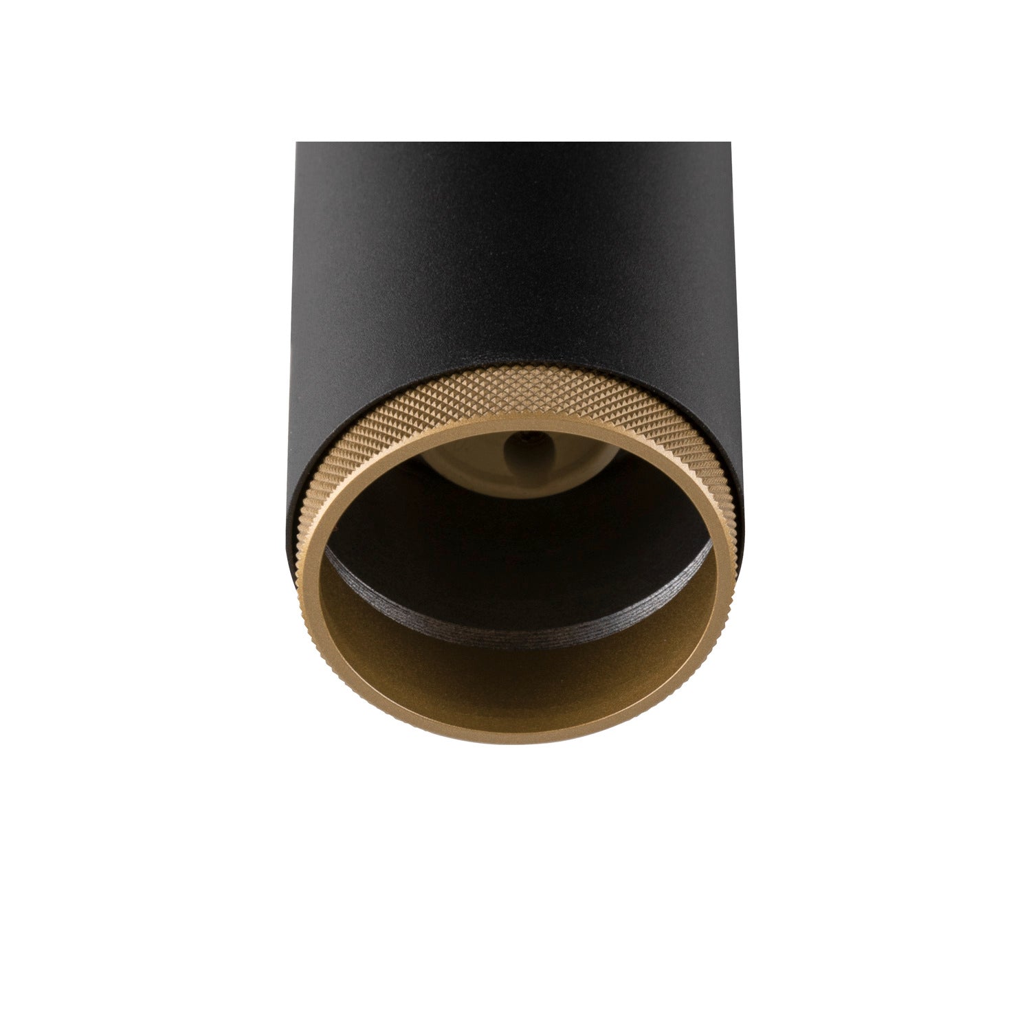 GRIP! L, 1~ Spot, cilíndrico, GU10, 1x máx. 6 W, preto / dourado