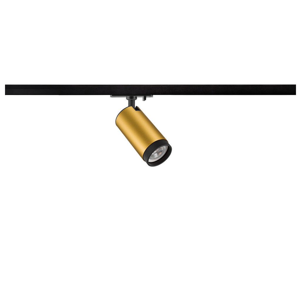 GRIP! L, 1~ Spot, cilíndrico, GU10, 1x max. 6 W, dourado / preto