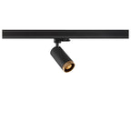 GRIP! L, 3~ Spot, cilíndrico, GU10, 1x máx. 6 W, preto / dourado