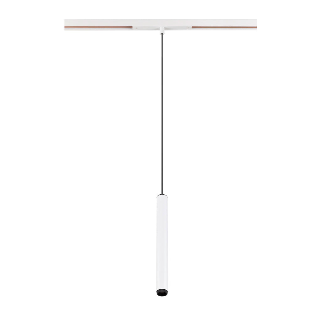 GRIP! S, luminária pendente 48V, comprimento do pendente 200 cm, 2700 K, 29°, DALI, branco / preto