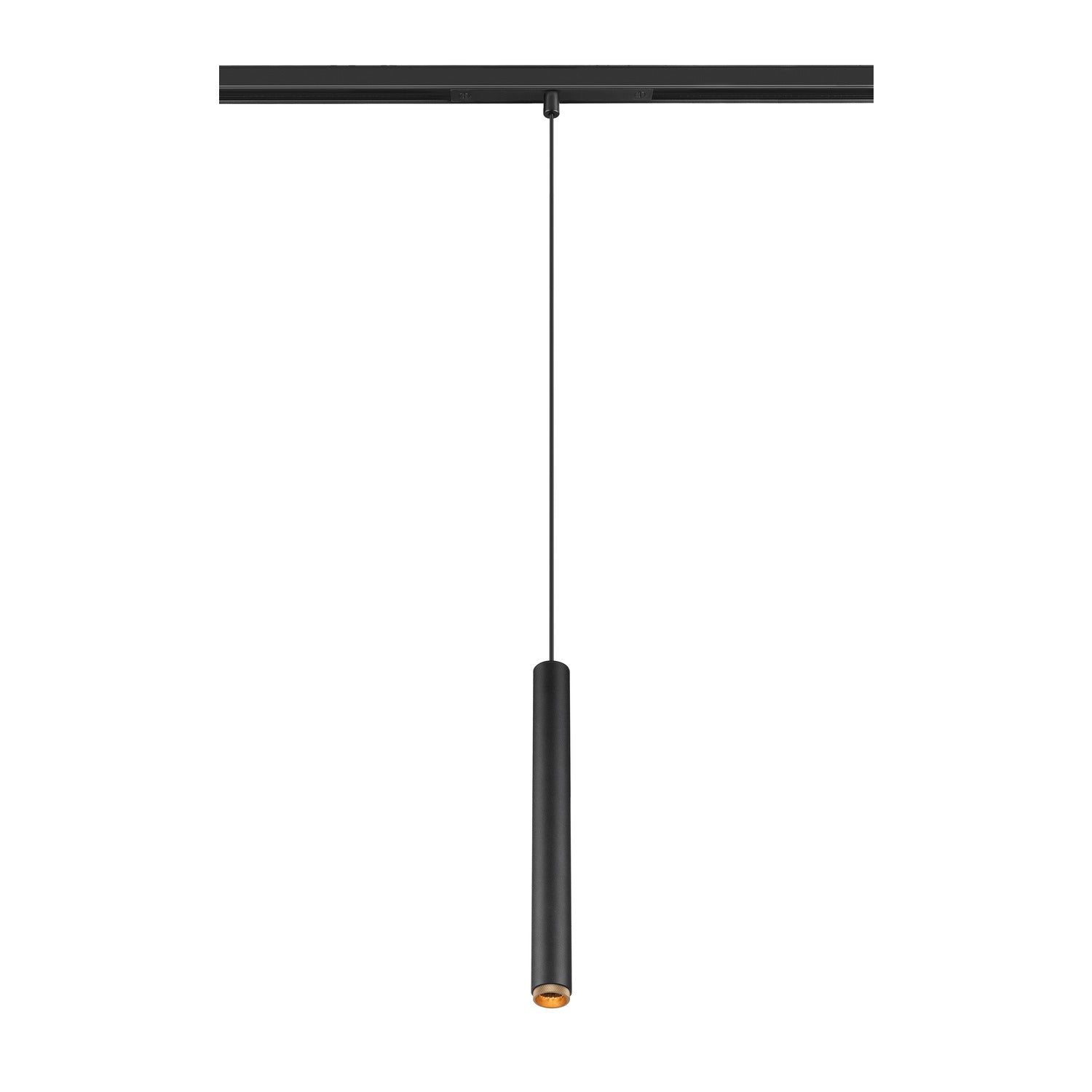 GRIP! S, luminária pendente 48V, comprimento do pendente 200 cm, 2700 K, 29°, DALI, preto / dourado