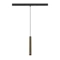 GRIP! S, luminária pendente 48V, comprimento do pendente 200 cm, 2700 K, 29°, DALI, bronze / preto