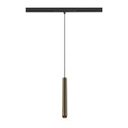 GRIP! S, luminária pendente 48V, comprimento do pendente 200 cm, 2700 K, 29°, DALI, bronze / preto