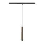 GRIP! S, luminária pendente 48V, comprimento do pendente 200 cm, 2700 K, 29°, DALI, bronze / preto