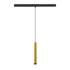 GRIP! S, luminária pendente 48V, comprimento do pendente 200 cm, 3000 K, 29°, DALI, dourado / preto
