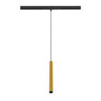 GRIP! S, luminária pendente 48V, comprimento do pendente 200 cm, 3000 K, 29°, DALI, dourado / preto