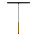 GRIP! S, luminária pendente 48V, comprimento do pendente 200 cm, 2000-3000 K, 29°, DALI, Dim-to-Warm, dourado / preto