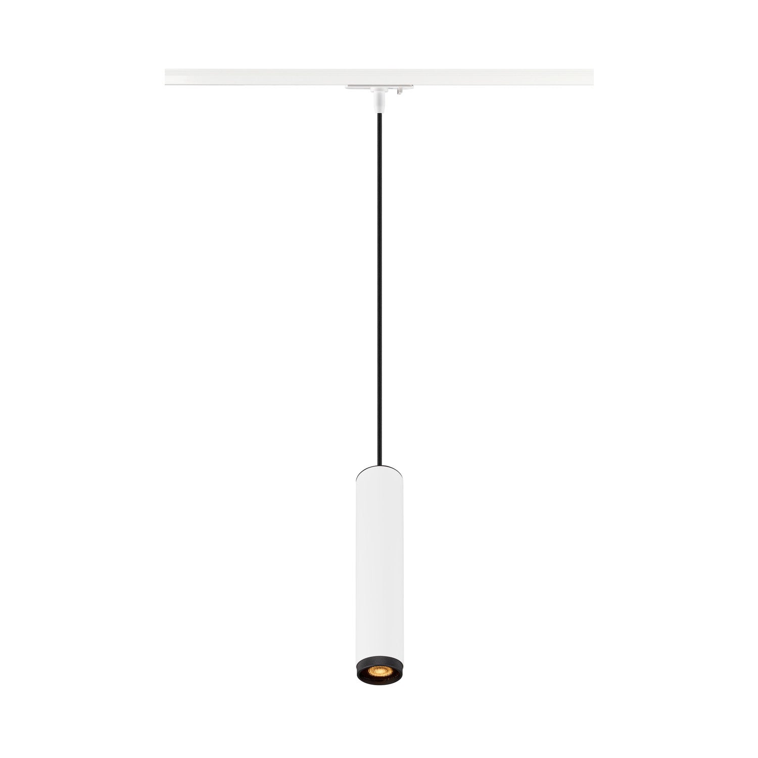 GRIP! L, 1~ luminária pendente, GU10, comprimento pendente 200 cm, 1x máx. 6 W, branco / preto