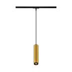 GRIP! L, 1~ luminária pendente, GU10, comprimento pendente 200 cm, 1x máx. 6 W, dourado / preto