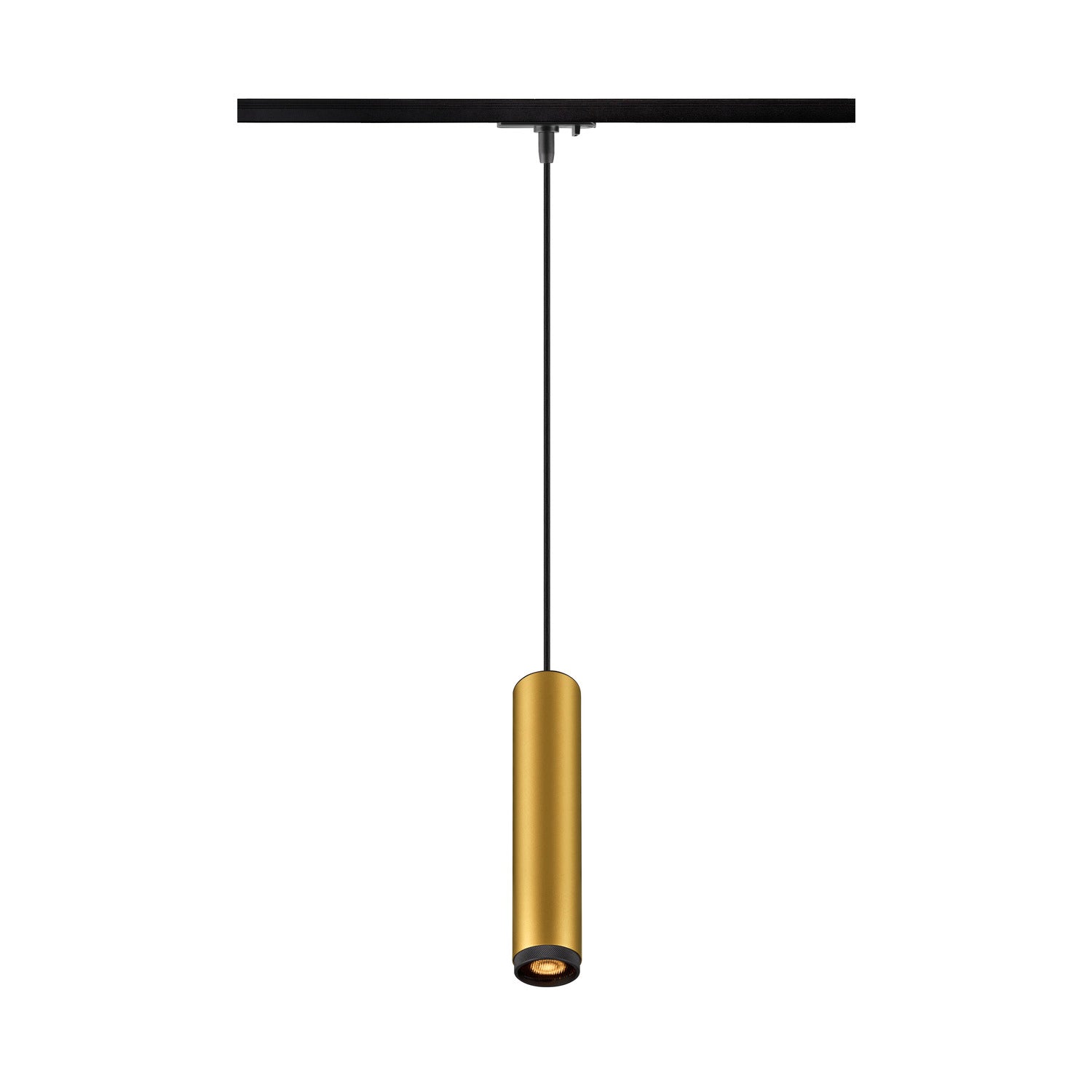 GRIP! L, 1~ luminária pendente, GU10, comprimento pendente 200 cm, 1x máx. 6 W, dourado / preto