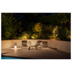SITRA SL 360, luminária de apoio para exteriores, duas lâmpadas, TCR-TSE, IP44, antracite, máx. 18 W