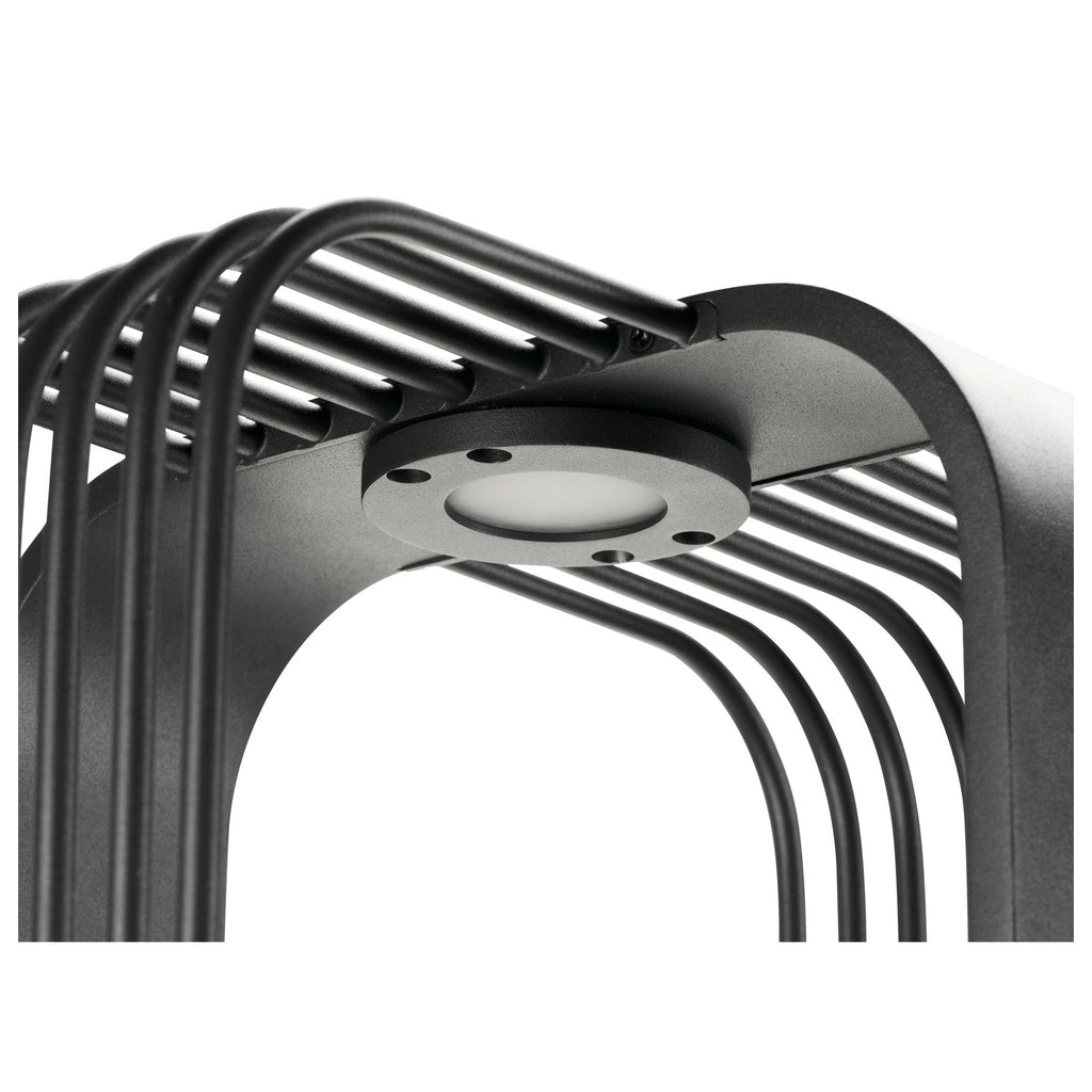 GRID CUBE, Candeeiro de pé, 2700 K, IP65, preto