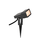 SYNA WIDE, luminária de estaca, 2200 K, 115°, IP65, angular, preto