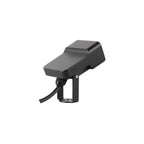 SYNA WIDE, luminária de estaca, 2200 K, 115°, IP65, angular, preto