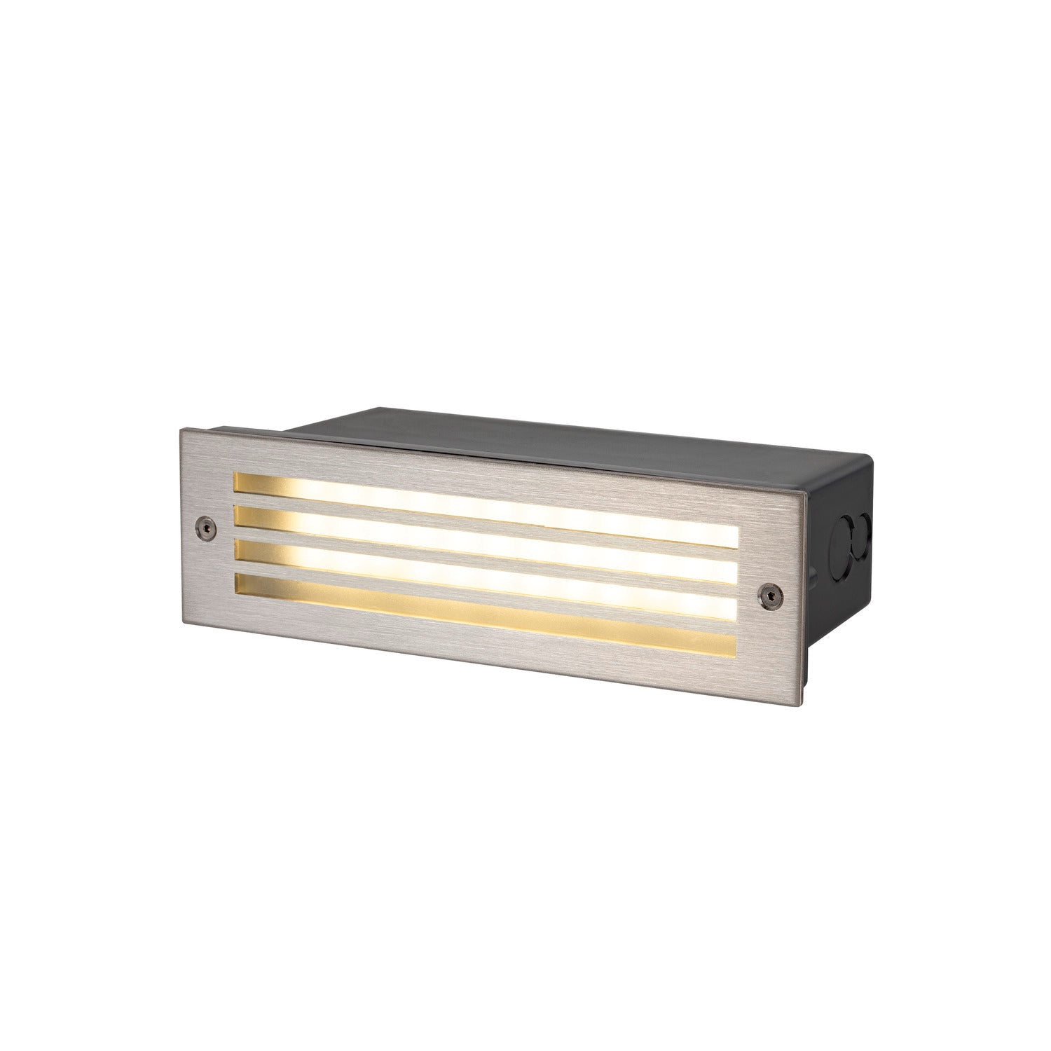 BRICK - MALHA DE TIJOLO, luminária embutida na parede, retangular, 3000 K, 5 W, IP55, preto