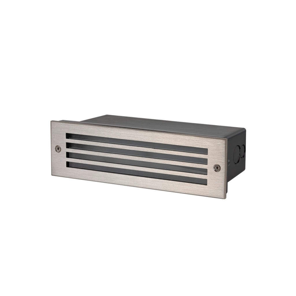BRICK - MALHA DE TIJOLO, luminária embutida na parede, retangular, 3000 K, 5 W, IP55, preto