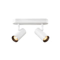 NOBLO®, luminária de parede e de teto, de montagem saliente, dupla, redonda, 2700 K, 12 W, PHASE, 32°, branco