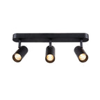 NOBLO®, luminária de parede e de teto, de montagem saliente, tripla, redonda, 2700 K, 19 W, PHASE, 32°, preto