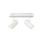 NOBLO®, luminária de parede e de teto, de montagem saliente, dupla, redonda, 2000-3000 K, 15 W, regulação da intensidade da luz, PHASE, 36°, branco