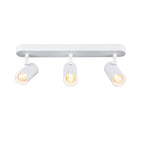 NOBLO®, luminária de parede e de teto, de montagem saliente, tripla, redonda, 2700 K, 19 W, PHASE, 32°, branco