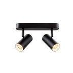 NOBLO®, luminária de parede e de teto, de montagem saliente, dupla, redonda, 2700 K, 12 W, PHASE, 32°, preto