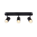 NOBLO®, luminária de parede e de teto, de montagem saliente, tripla, redonda, 2700 K, 19 W, PHASE, 32°, preto