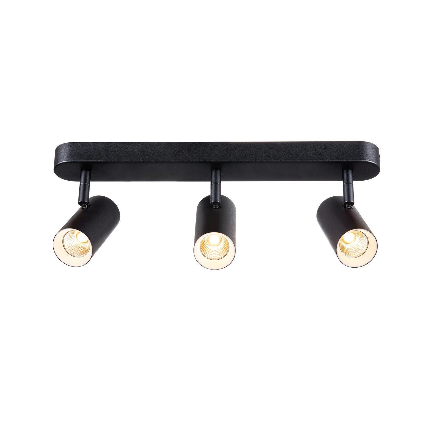 NOBLO®, luminária de parede e de teto, de montagem saliente, tripla, redonda, 2700 K, 19 W, PHASE, 32°, preto