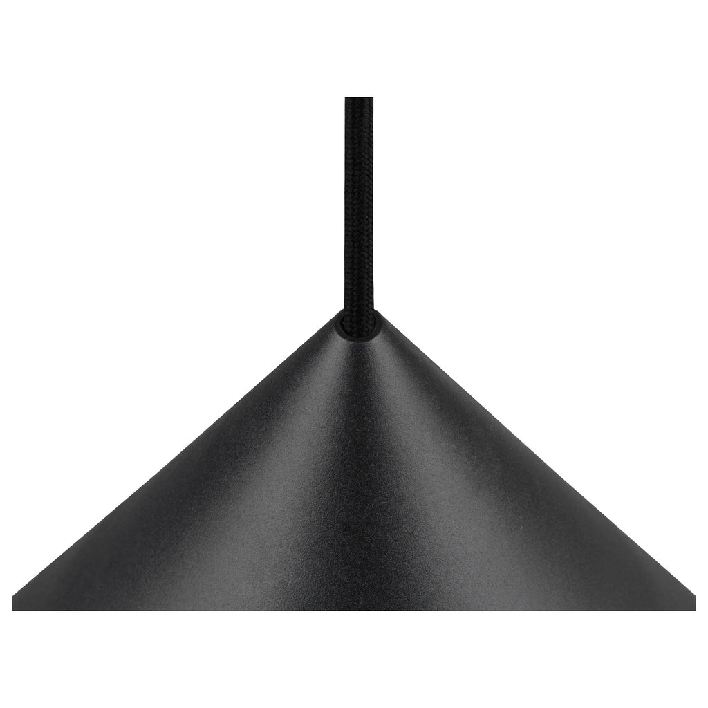 MAGICO 38, Candeeiro suspenso, E27, Comprimento do pendente 180 cm, 1x máx. 10 W, preto mate