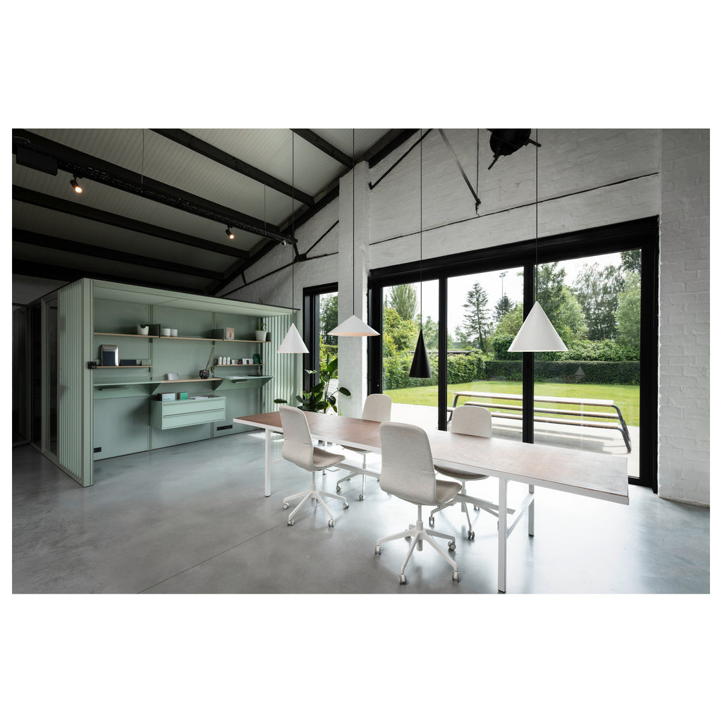 MAGICO 20, Candeeiro suspenso, E27, Comprimento do pendente 180 cm, 1x máx. 10 W, preto mate