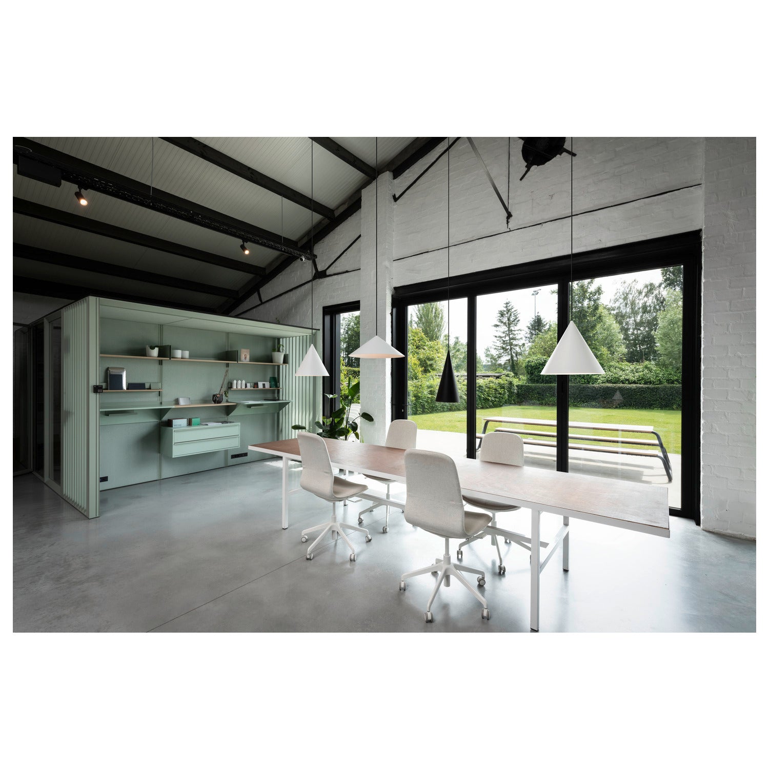 MAGICO 20, Candeeiro suspenso, E27, Comprimento do pendente 180 cm, 1x máx. 10 W, preto mate