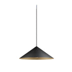MAGICO 55, Candeeiro suspenso, E27, Comprimento do pendente 180 cm, 1x máx. 10 W, preto mate / dourado