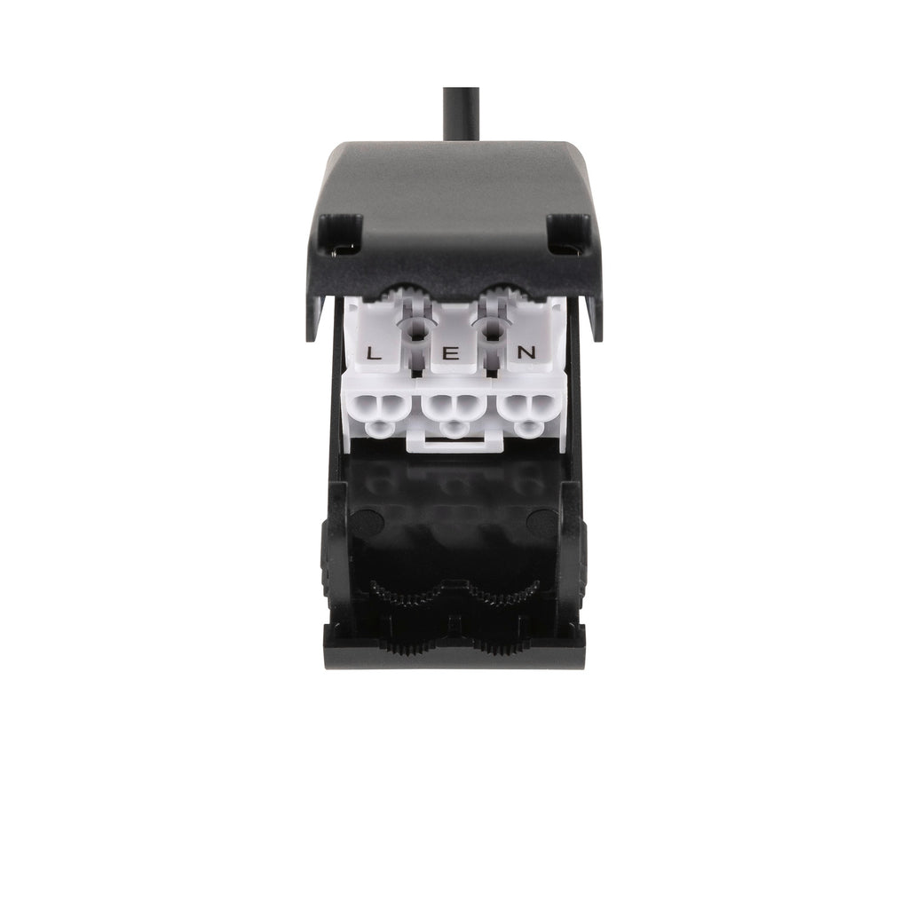 NEW TRIA® 155, candeeiro de teto embutido, quadrado, 2700 K, lâmpada dupla, PHASE, 38°, branco