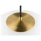 SUN 40 PD, E27, candeeiro suspenso, comprimento do pendente 400 cm, redondo, dourado